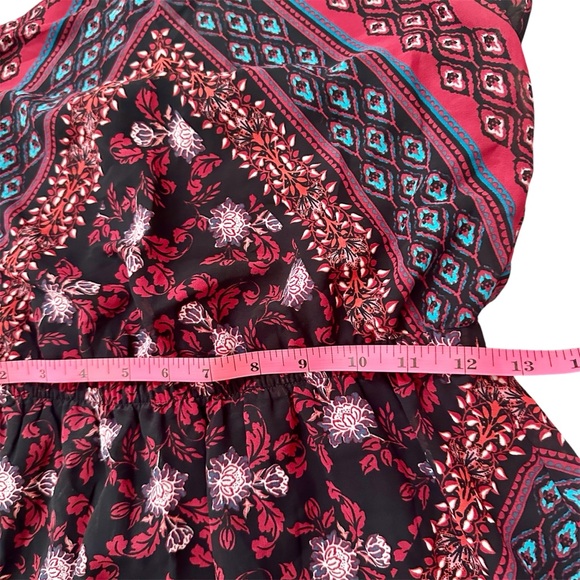 Boho Tribal Patterned Halter Mini Dress w/ Slip | Express | Small - Picture 7 of 7